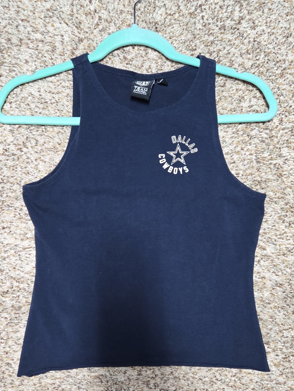 Team Apparel Navy Dallas Cowboys Tank Top for Girls
